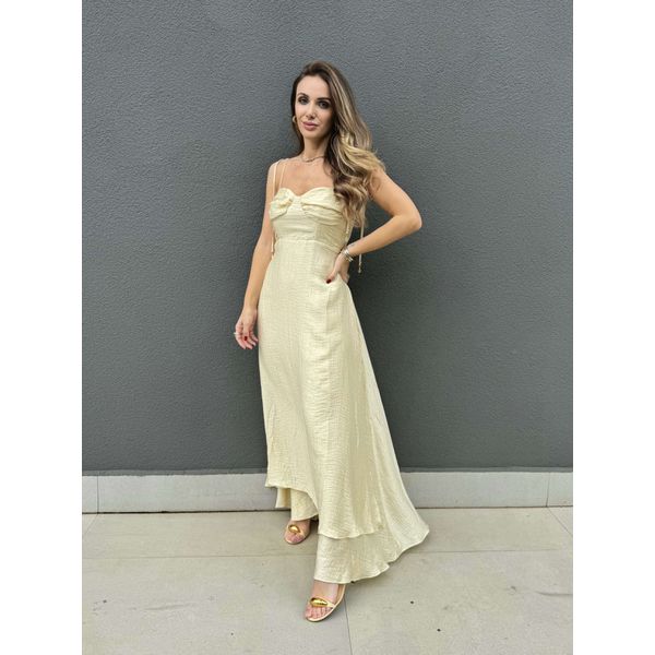 Vestido Angel - Amarelo Manteiga
