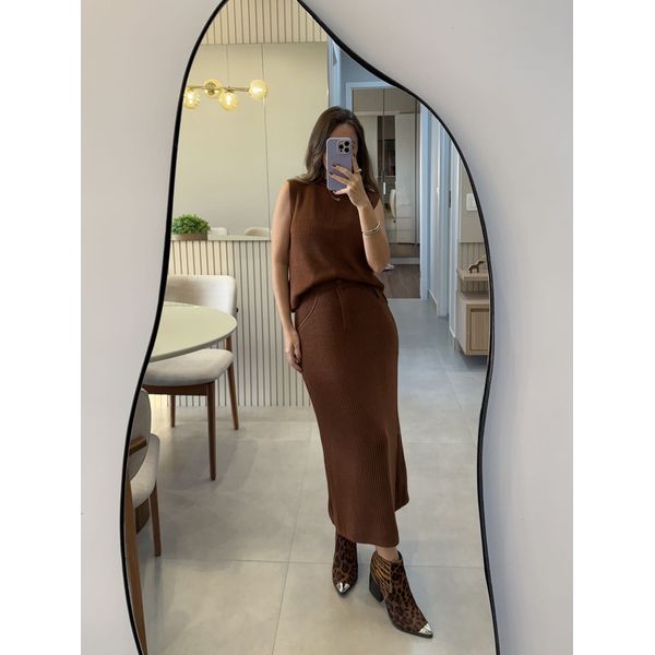 Conjunto Alicia - Marrom