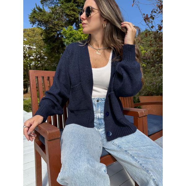 Cardigan Sofi - Marinho
