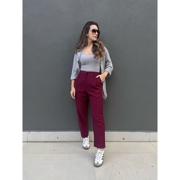 Calça Versalhes - Merlot