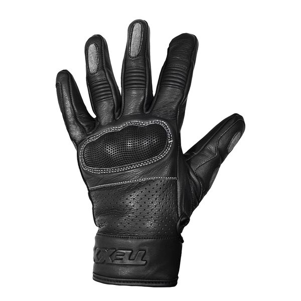 LUVA MOTOCICLISTA TEXX COURO LIBERTY PRETA