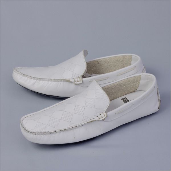 Sapato Branco Masculino Mocassim