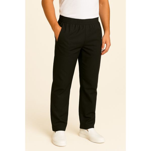 Calça Preta Gabardine Masculina - Pijama Cirúrgico Scrub
