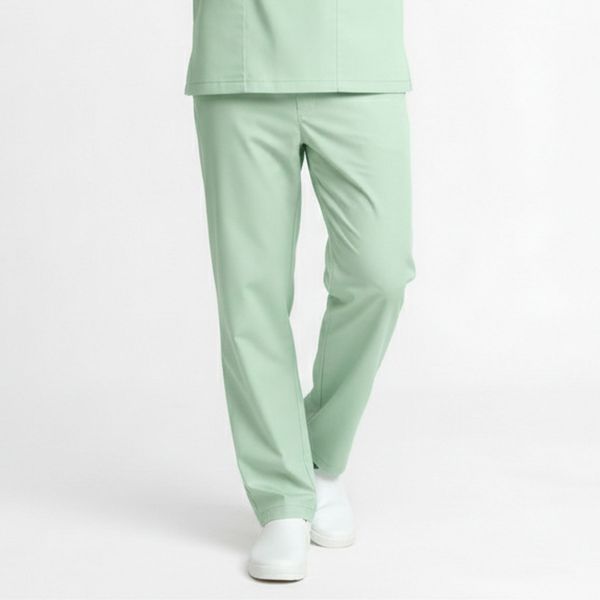 Calça Verde Água Masculina Gabardine Pijama Cirúrgico