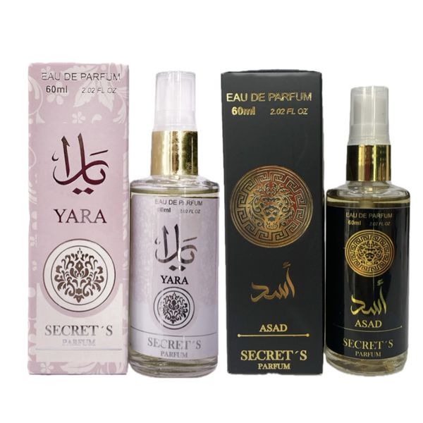 Kit "2" Perfumes Secret's Parfum 60ml eau de Parfum 