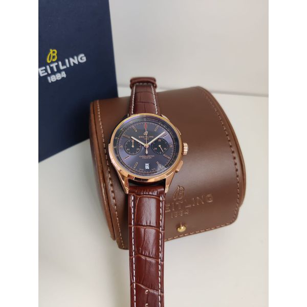 Relogio Breitling Couro
