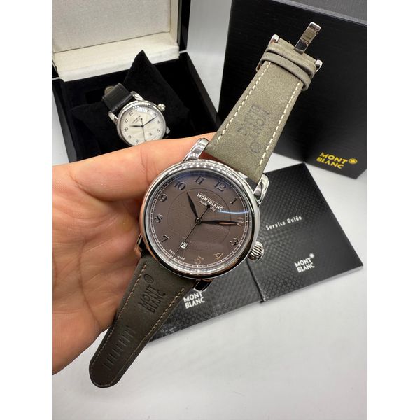 Relogio Montblanc Couro Automático