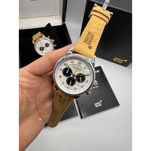 Relogio Montblanc Couro