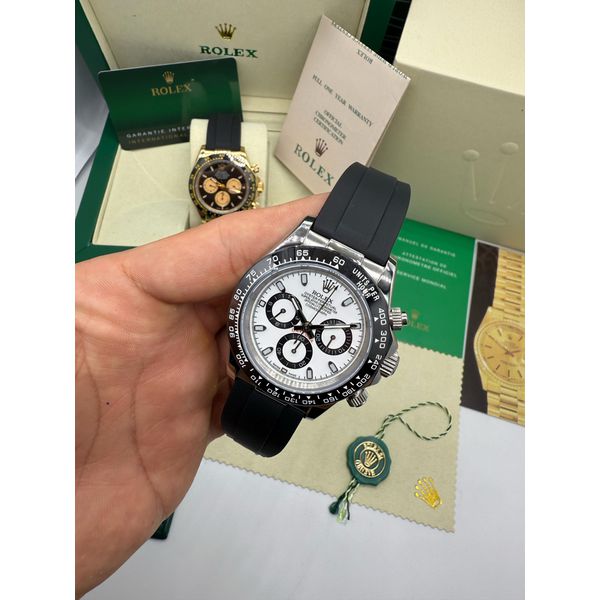 Relogio Rolex Daytona Borracha