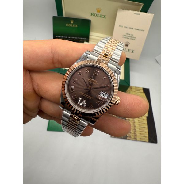 Relogio Rolex Datejust Jubille Romano 31MM 