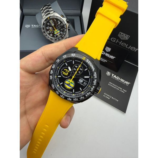 Relogio Tag Heuer Senna Honours Borracha