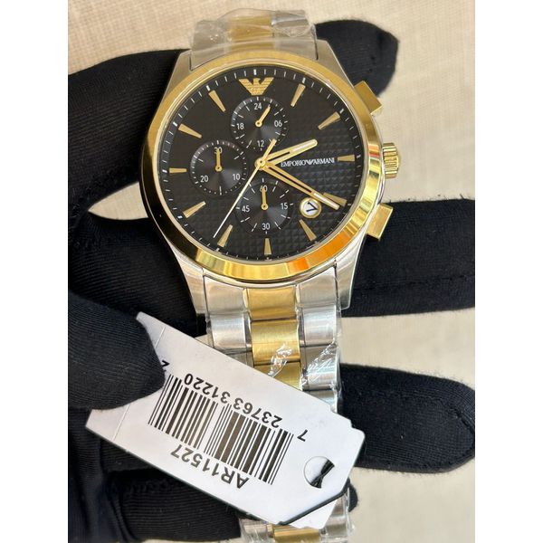Relogio Armani Cronômetro Aço Cod.ARCOA-002