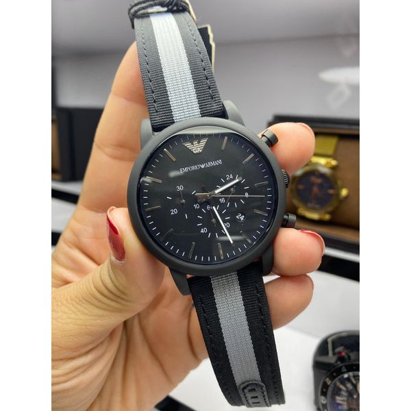 Relogio Armani Ar Lona Cod.arlona-001
