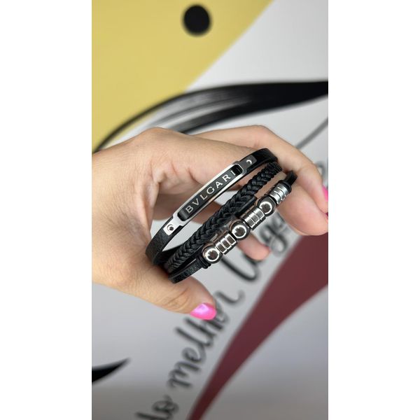Pulseira De Couro Cod. Baco-0019