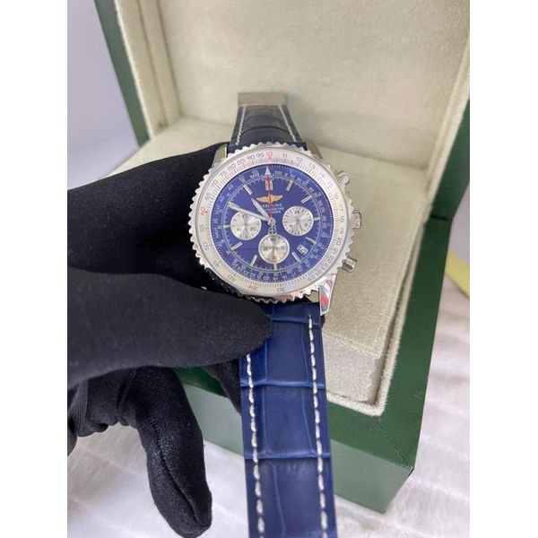 Relogio Breitling Navitimer Couro Cod.brconav-003