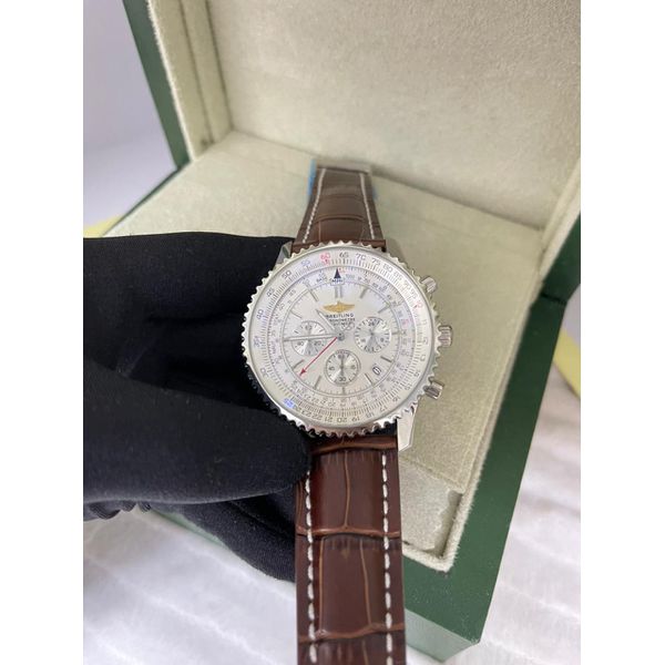 Relogio Breitling Navitimer Couro Cod.brconav-004