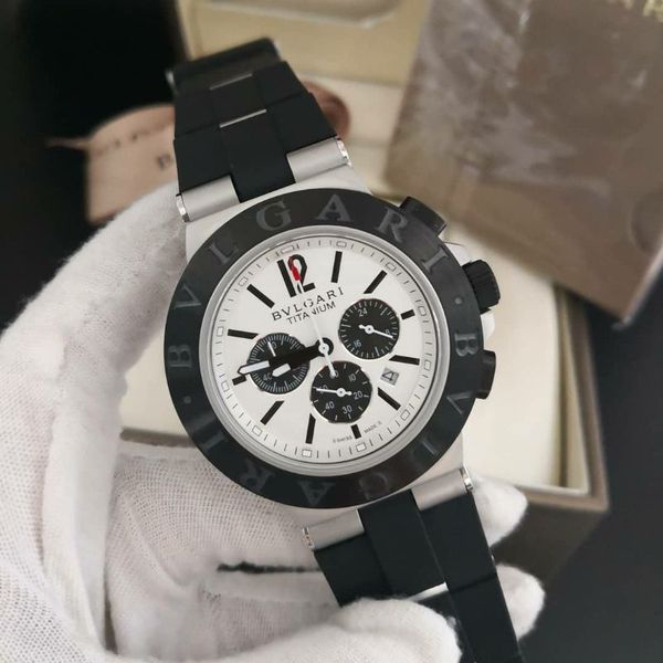 Relogio Bvlgari Titanium Borracha Cod.bvtibo-009
