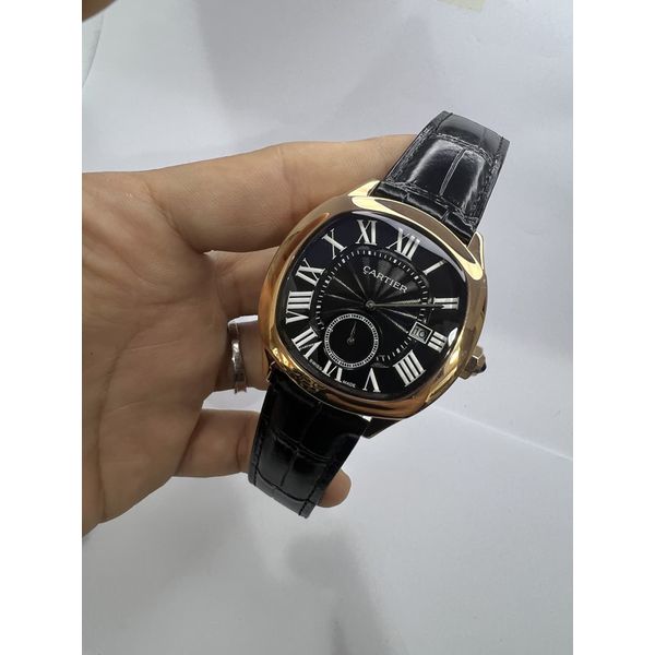 Relogio Cartier Couro Automático Cod Crau-004