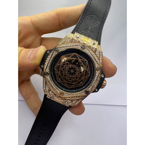 Relogio Hublot Sang Blue Cod.hbblu-006