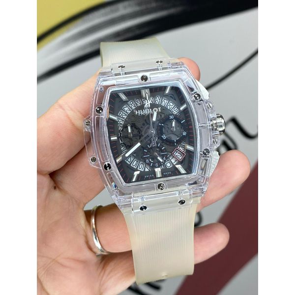 Relogio Hublot Caixa Transparente Cod.hbtr-004