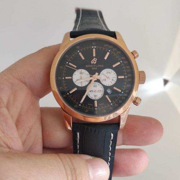 Relogio Breitling Transocean Couro Cod.brtrco-002