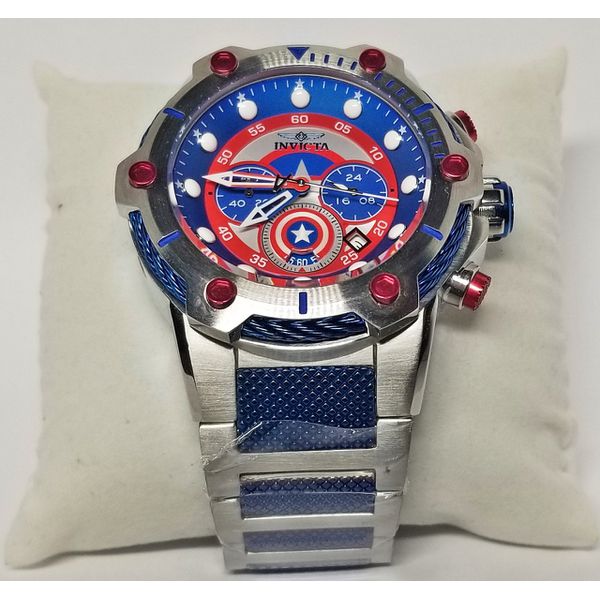 Relogio Invicta Capitao AmÉrica Cod.ivcaam-001