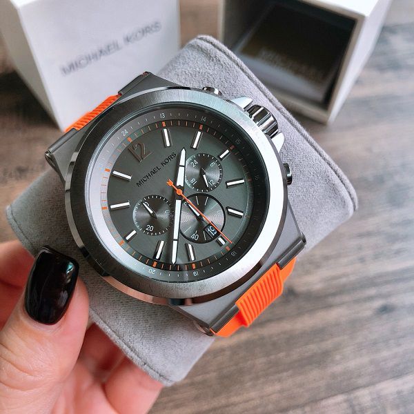Relogio Michael Kors Borracha Cod.mkbopo-8296