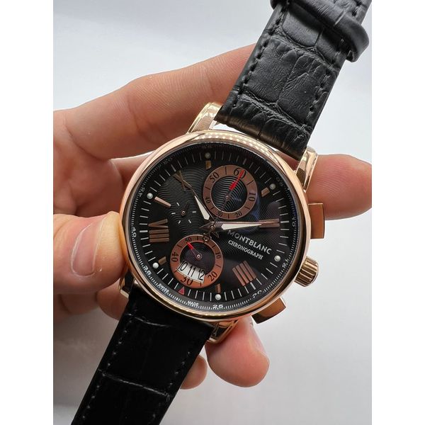 Relogio Montblanc Couro Cod.mbco-0019