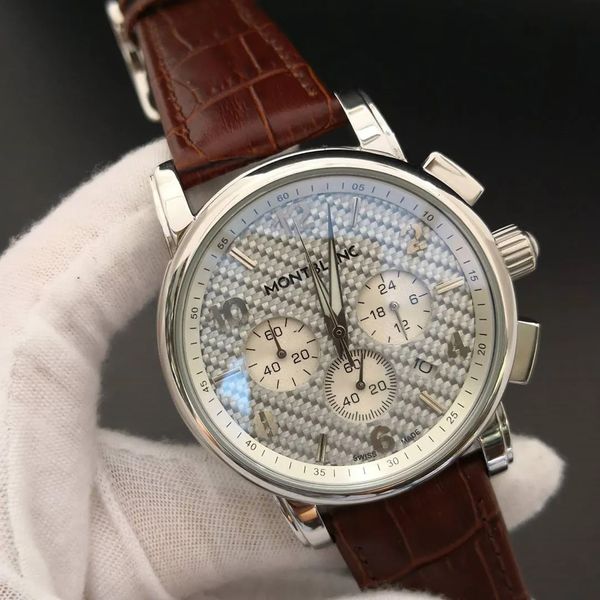 Relogio Montblanc Couro Cod.mbco-004