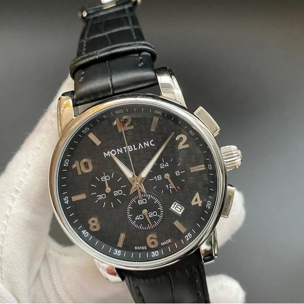 Relogio Montblanc Couro Cod.mbco-002