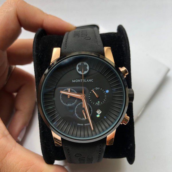 Relogio Montblanc Couro Cod.mbcon-008