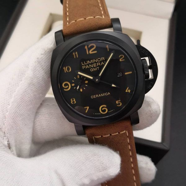 Relogio Panerai Lona e Couro Cod.pbo3-0012