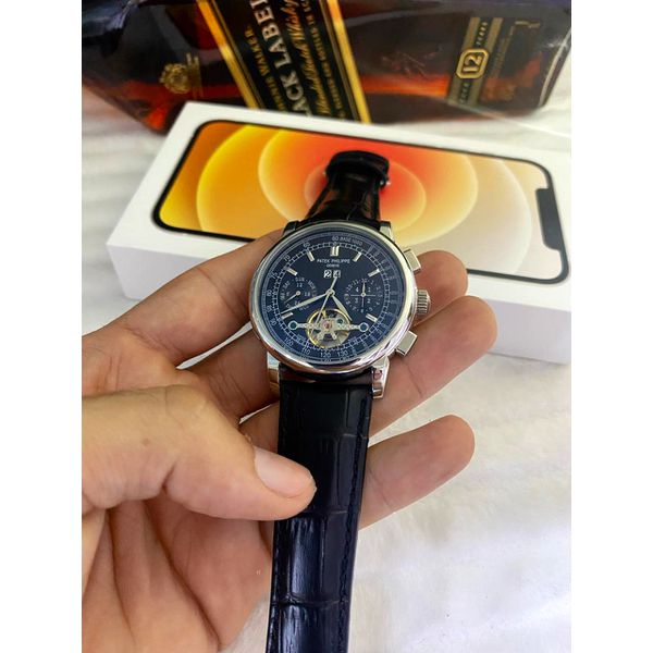 Relogio Patek Philippe Aut. Couro Cod.pkauco-006