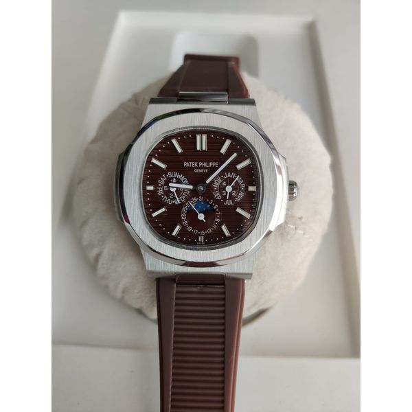 Relogio Patek Philippe Borracha Automático Cod.pkpba-001