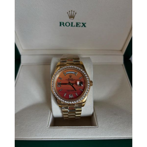 Relogio Rolex DAY DATE PEDRA Cod.RXMPCO-004