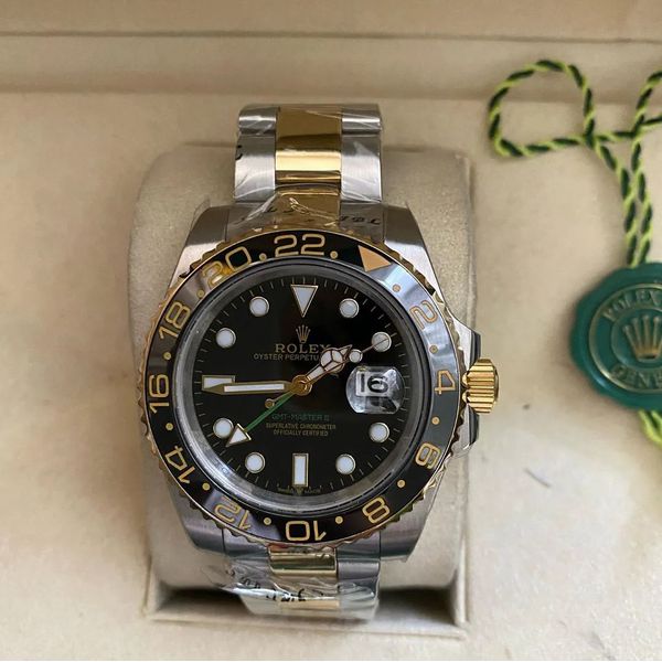 Relogio Rolex Gmt Misto Cod.rxgmpr-001