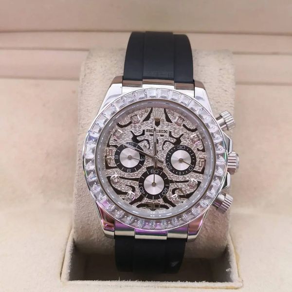 Relogio Rolex Borracha Pedra Cod.rxdp2-002