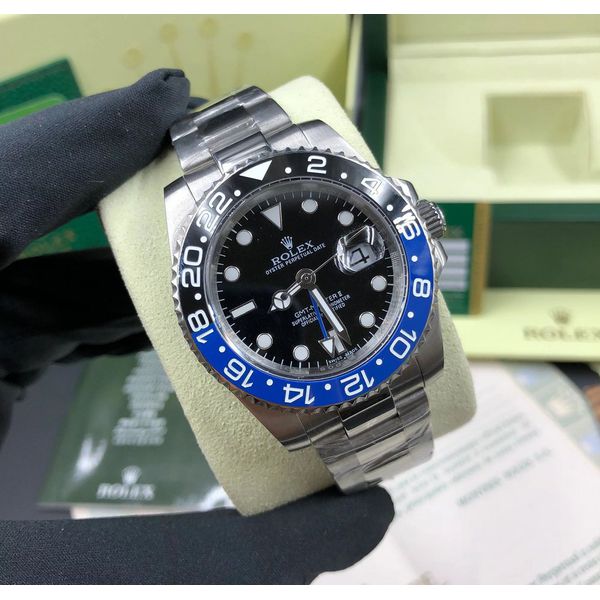 Relogio Rolex Gmt Prata Cod.rxgmrx-001