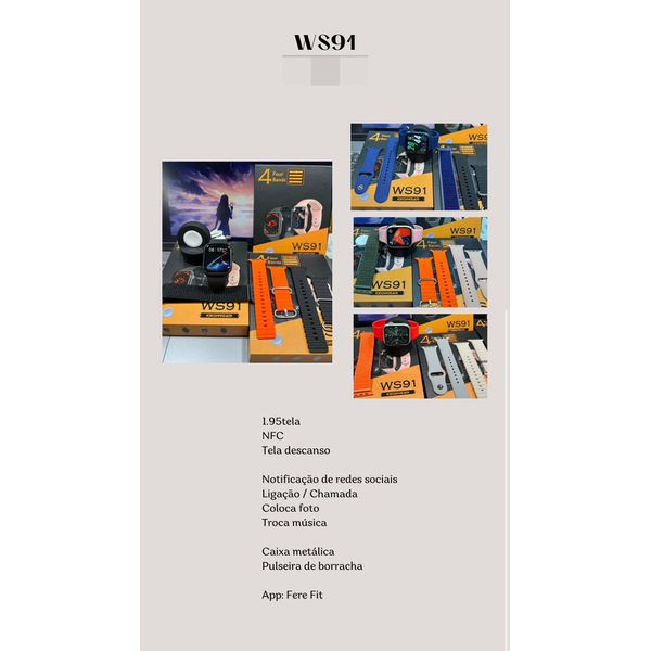 Smartwatch Ws91