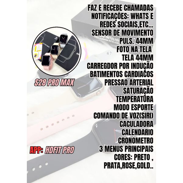 Smartwatch S28 Pro Max