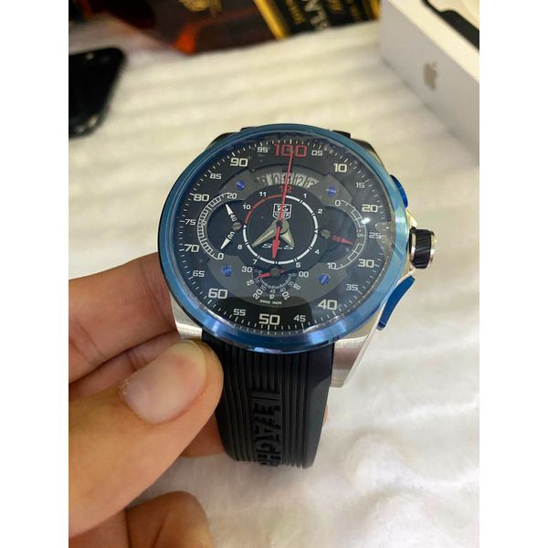 Relogio Tag Heurer Mercedes Slz Borracha Cod.thmbac-007