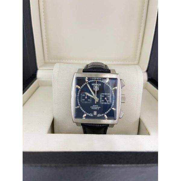 Relogio Tag Heurer Monaco Aco e Couro Cod.thmoac-0012