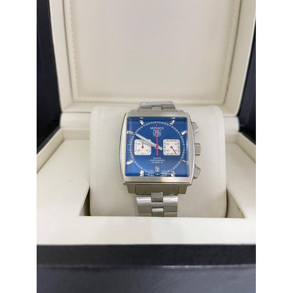 Relogio Tag Heurer Monaco Aco e Couro Cod.thmoac-004