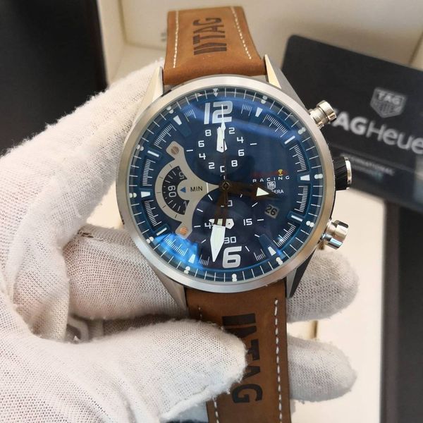 Relogio Tag Heuer Redbull Couro Cod.thrco-001