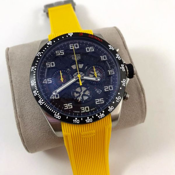 Relogio Tag Heurer Senna Borracha Cod.thsebo-003