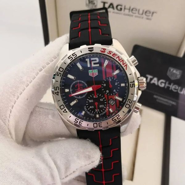 Relogio Tag Heurer Senna F1 Borracha Cod.thsnf1-004