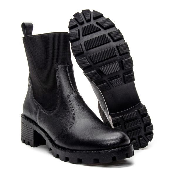 Bota Feminina Tratorada Elastico