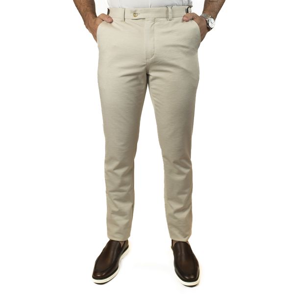 Calça Brawd Alfaiataria Tecnológica com Regulagem Bege