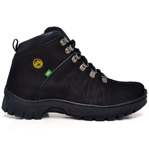 Coturno Adventure Masculino Solado Trekking Preto