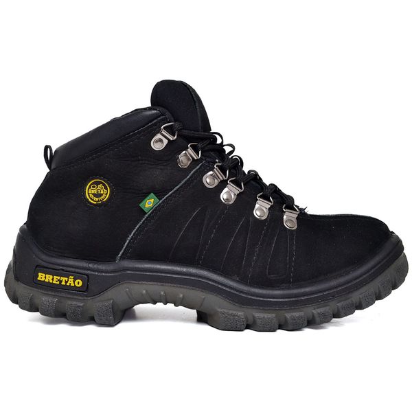 Coturno Masculino Adventure Solado Bidensidade - Preto